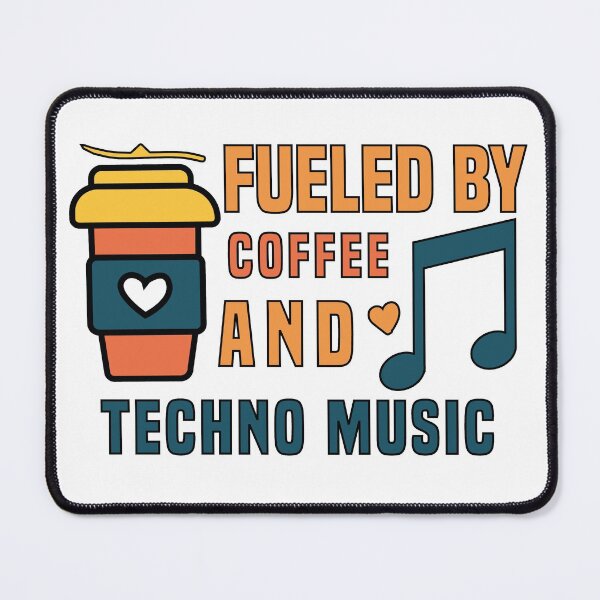 Artikelvorschau, angetrieben von Kaffee und Technomusik entworfen und verkauft von Shorim.