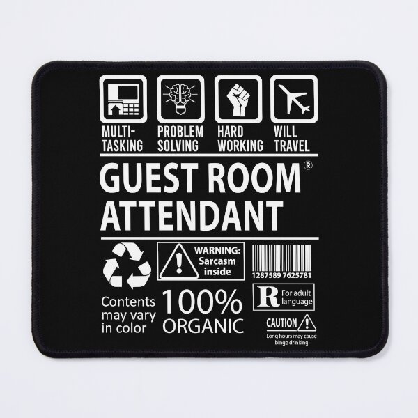 Item preview, Guest Room Attendant T Shirt - MultiTasking Certified Job Gift Item Tee designed and sold by andahanson.