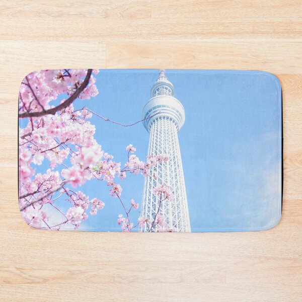 Item preview, Pink Cherry Blossom Tree Under Blue Sky in Sumida city designed and sold by class01.