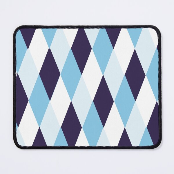 Item preview, SHADES of BLUE and White HARLEQUINS designed and sold by RachelMacht.