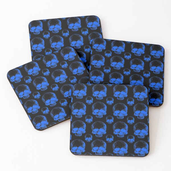 Item preview, Blue Skulls Skulls Skulls designed and sold by BubbleCrumbs.