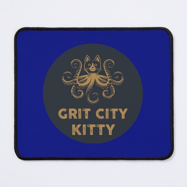 Item preview, Circle Grit City Kitty designed and sold by GritCityKitty.