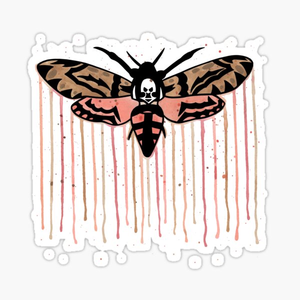 Death's-head hawkmoth Sticker