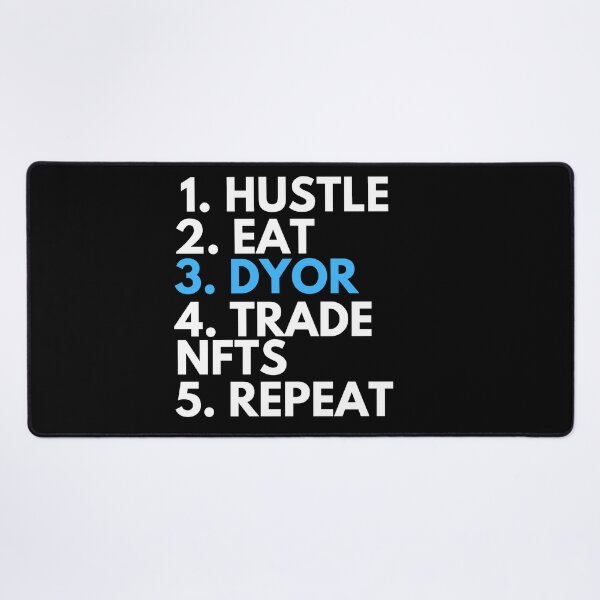 Item preview, Eat Sleep NFT Repeat - Hustle DYOR Trade NFTs designed and sold by nft-millionaire.