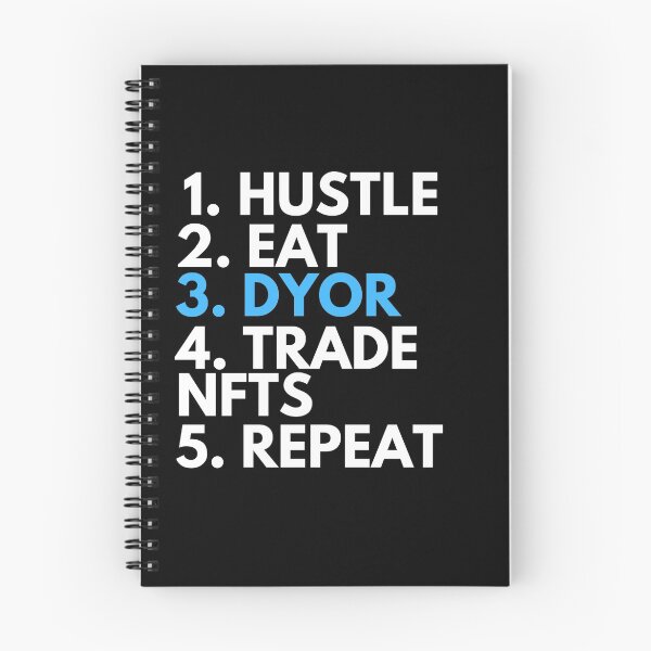 Item preview, Eat Sleep NFT Repeat - Hustle DYOR Trade NFTs designed and sold by nft-millionaire.