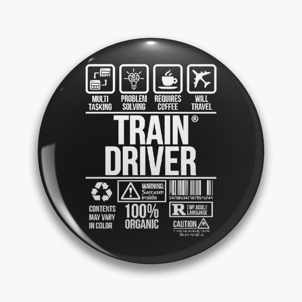 Item preview, Train Driver Job Profession DW designed and sold by ebonykacyji.
