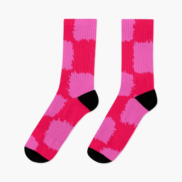 Item preview, Furry Pink and red Checkered Pattern designed and sold by EmmiLooArt.