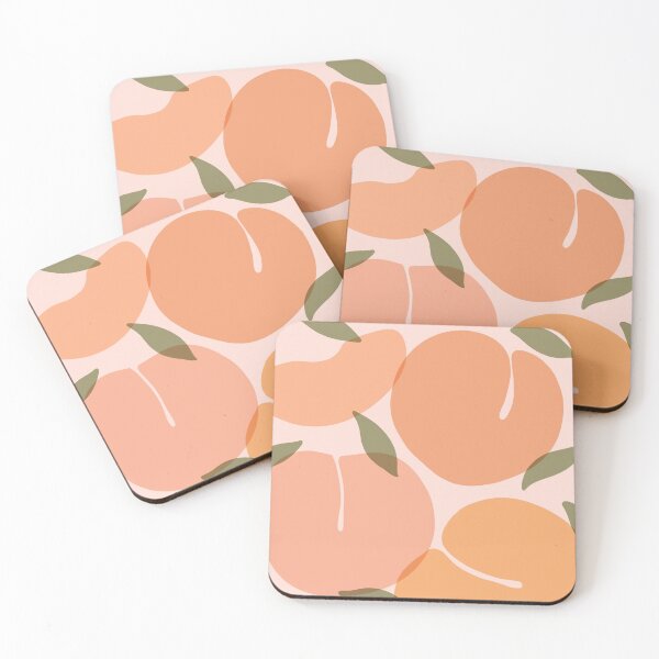 Item preview, Cute Peaches Pattern Peach Pastel designed and sold by trajeado14.
