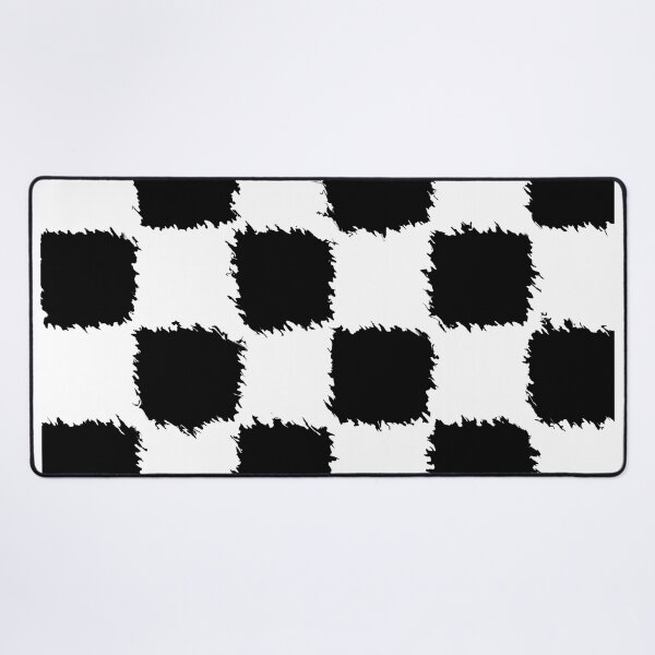 Item preview, Furry Black Checkered Pattern designed and sold by EmmiLooArt.