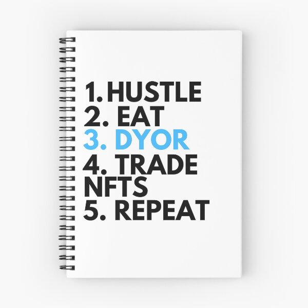 Item preview, Eat Sleep NFT Repeat - Hustle DYOR Trade NFTs designed and sold by nft-millionaire.