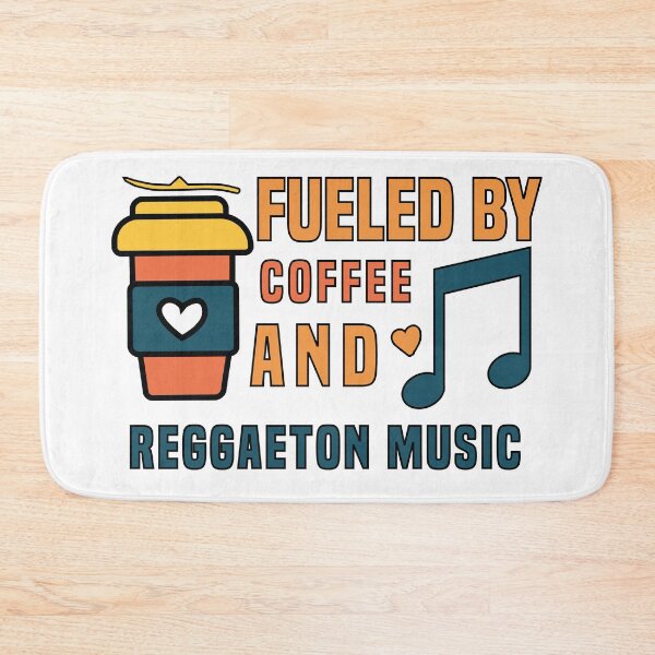 Item preview, fueled by coffee and reggaeton music designed and sold by Shorim.