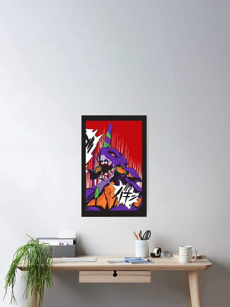 Thumbnail 2 of 3, Poster, Eva 01 designed and sold by Sakuga Drip.