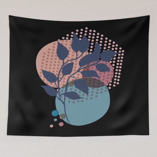Item preview, Stylish Abstract Floral Drawing Modern Art Illustration designed and sold by Paula Helit.