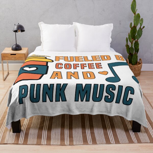 Item preview, fueled by coffee and punk music designed and sold by Shorim.