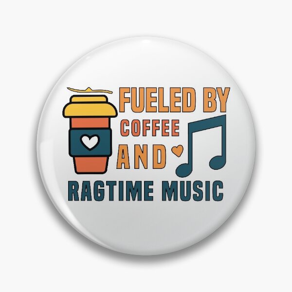 Artikelvorschau, angetrieben von Kaffee und Ragtime-Musik entworfen und verkauft von ONMON.