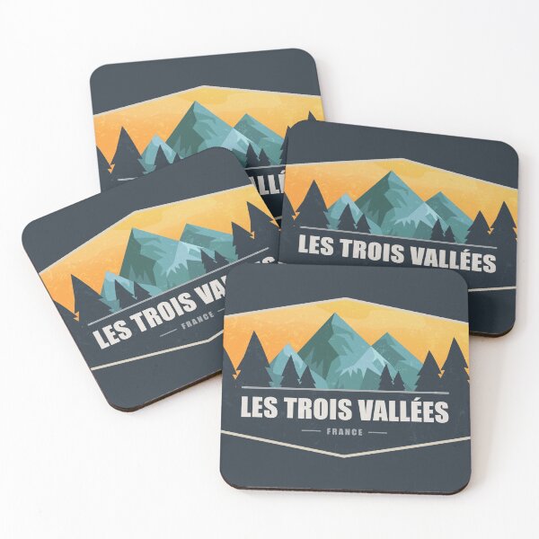 Item preview, Les Trois Vallees France Badge designed and sold by Mr. Slavchev.