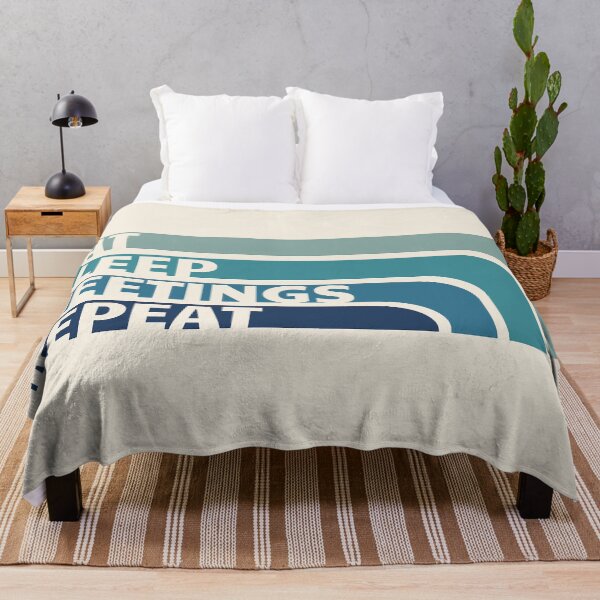 Item preview, Eat, Sleep, Meetings, Repeat. AA Slogan. designed and sold by superbling.
