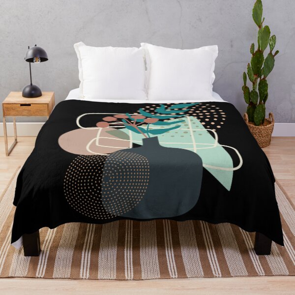 Item preview, Stylish Abstract Floral Drawing Modern Art Illustration designed and sold by Paula Helit.