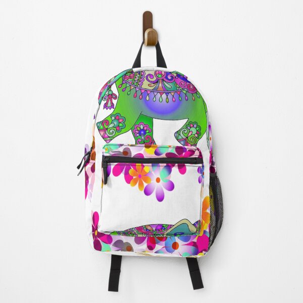 Item preview, The floral elephant designed and sold by UrmiCreation.