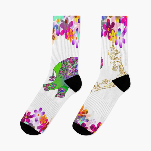 Artikelvorschau, Der Blumenelefant entworfen und verkauft von UrmiCreation.