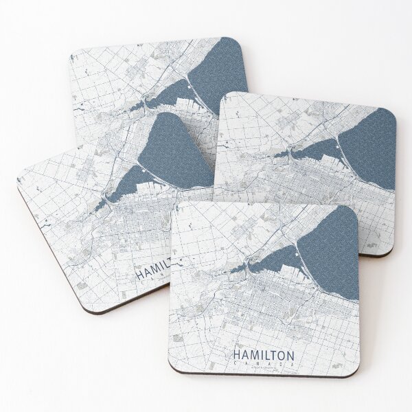 Item preview, Hamilton City Map of Ontario, Canada - Coastal designed and sold by deMAP.