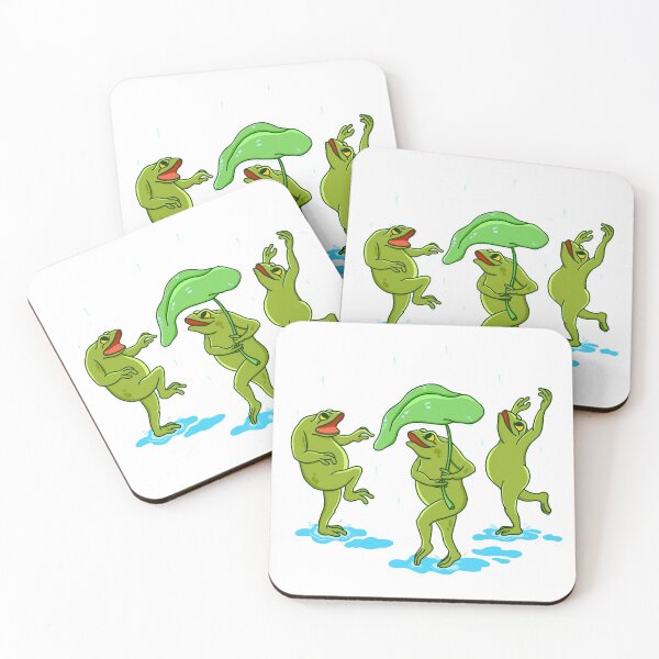 Item preview, Frogs in the Rain designed and sold by Kimprut.