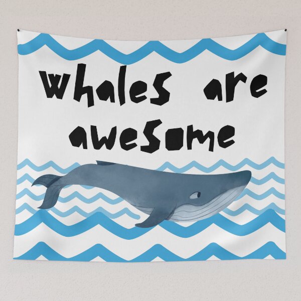 Item preview, Whales are awesome! designed and sold by BronikowskiART.