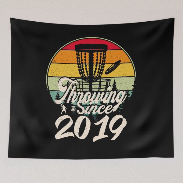 Item preview, Funny Vintage Disc Golf Distressed Frisbee golf Throwing Discs since 2019 designed and sold by YAHIA-14.