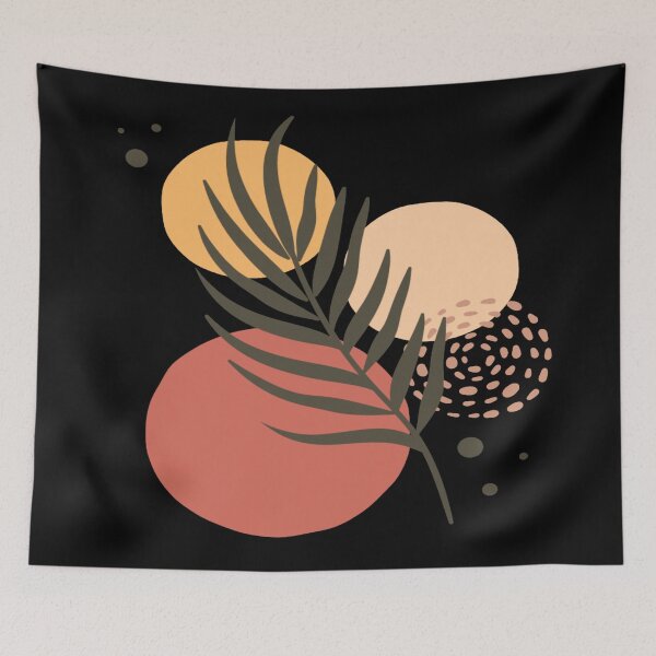 Item preview, Stylish Abstract Floral Drawing Modern Art Illustration designed and sold by Paula Helit.