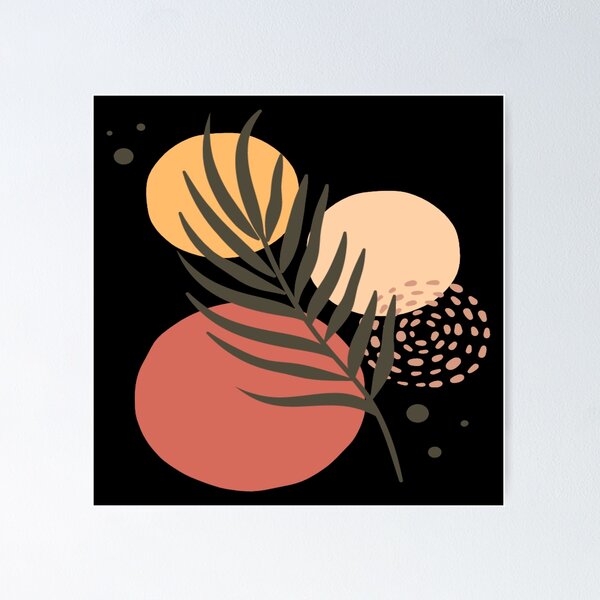 Item preview, Stylish Abstract Floral Drawing Modern Art Illustration designed and sold by Paula Helit.