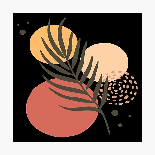 Item preview, Stylish Abstract Floral Drawing Modern Art Illustration designed and sold by Paula Helit.