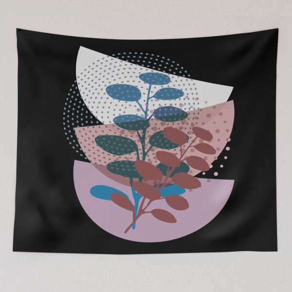 Item preview, Stylish Abstract Floral Drawing Modern Art Illustration designed and sold by Paula Helit.