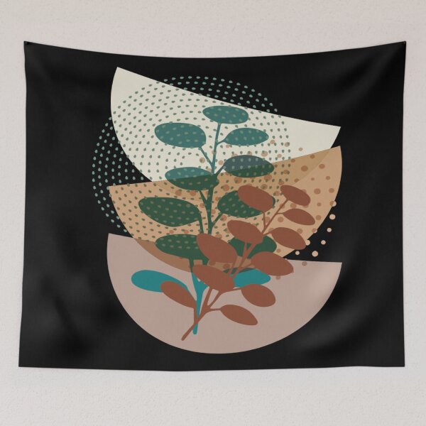 Item preview, Stylish Abstract Floral Drawing Modern Art Illustration designed and sold by Paula Helit.