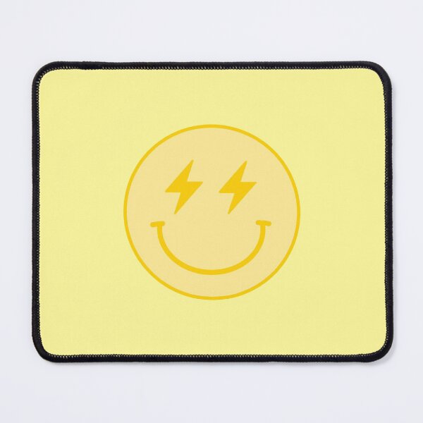 Item preview, Yellow lightning bolt smiley face  designed and sold by Als10806.