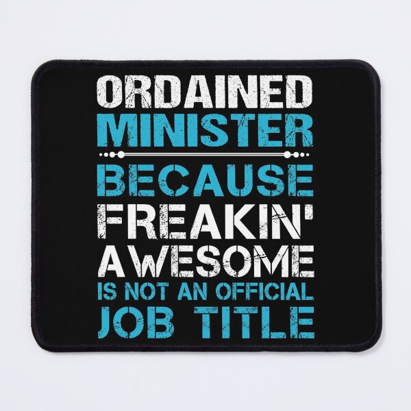 Item preview, Ordained Minister T Shirt - Freaking Awesome Job Gift Item Tee designed and sold by oetate4774.