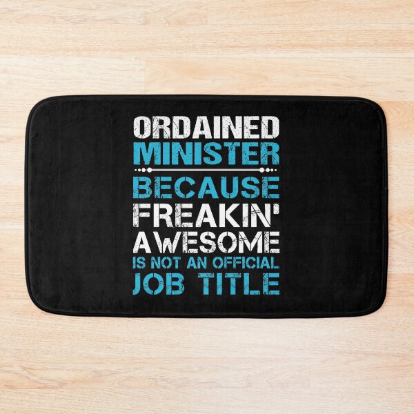Item preview, Ordained Minister T Shirt - Freaking Awesome Job Gift Item Tee designed and sold by oetate4774.