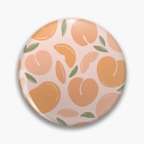 Item preview, Peach Romantic Pattern Fruits Boho designed and sold by trajeado14.