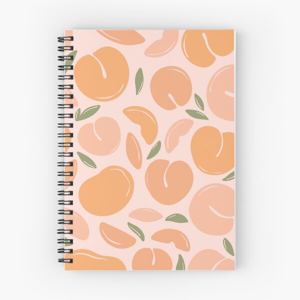 Item preview, Peach Romantic Pattern Fruits Boho designed and sold by trajeado14.