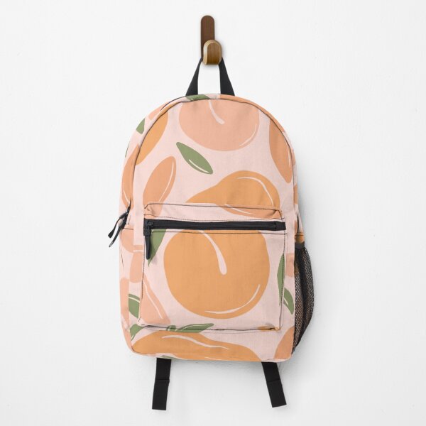Item preview, Peach Romantic Pattern Fruits Boho designed and sold by trajeado14.