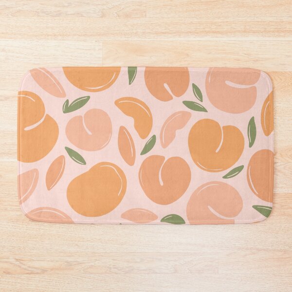 Item preview, Peach Romantic Pattern Fruits Boho designed and sold by trajeado14.