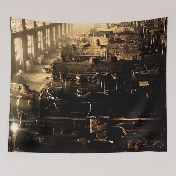 Item preview, Locomotive Machine Shop 1942 designed and sold by allhistory.