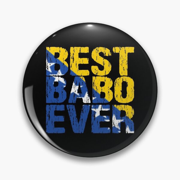 Item preview, Best Babo Ever Bosnian Dad Father Bosnia Flag Distressed designed and sold by Nirvanibex.