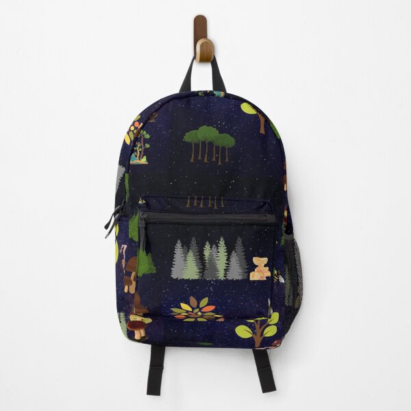 Item preview, Trees mushroom and forest at night designed and sold by Anahit Petrosyan Art Studio & Unique Print Designs for a Gift.