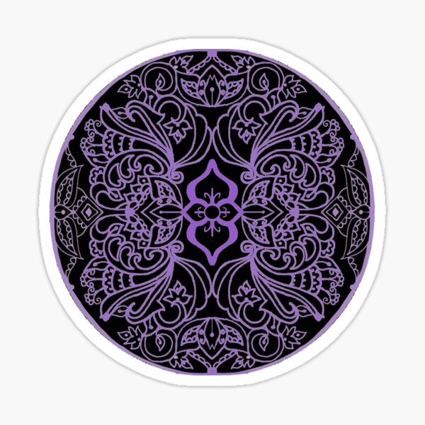 Ajna Chakra Mandala Sticker