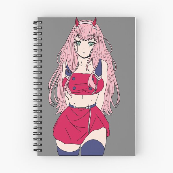 Item preview, Darling Of The Franxx Zero Two (black outline version) designed and sold by AmelieLacroix.