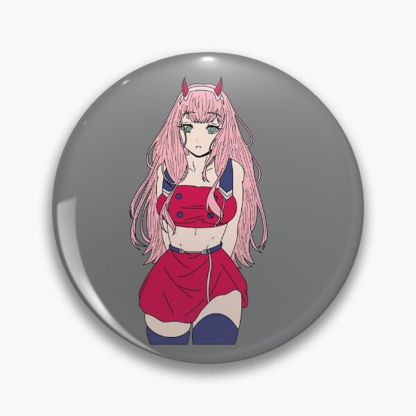 Item preview, Darling Of The Franxx Zero Two (black outline version) designed and sold by AmelieLacroix.