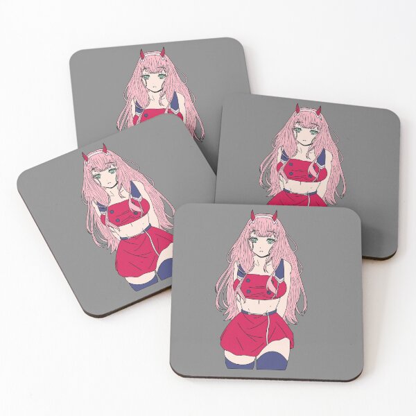 Item preview, Darling Of The Franxx Zero Two (black outline version) designed and sold by AmelieLacroix.