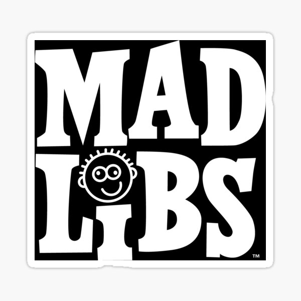 Vista previa del artículo con la obra «Mad Libs», diseñado y vendido por jackiekeating.