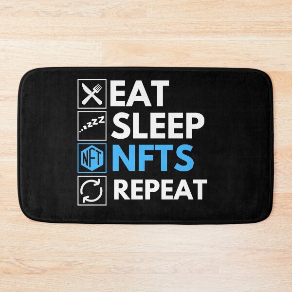 Item preview, Eat Sleep NFT Repeat - Funny NFT Humor  designed and sold by nft-millionaire.