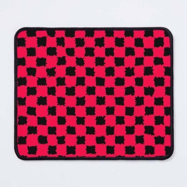 Item preview, Furry red and black small Checkered Pattern designed and sold by EmmiLooArt.
